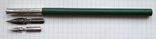 Новая ручка - держатель для перьев - макалок с новыми перьями № 11 и № 23., фото №2