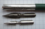 Новая ручка - держатель для перьев - макалок с новыми перьями № 11 и № 23., фото №3