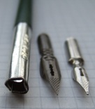 Новая ручка - держатель для перьев - макалок с новыми перьями № 11 и № 23., фото №8