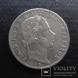 1 флорин 1860 Австро-Венгрия серебро (,I.6.6), фото №2
