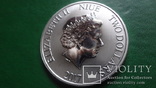 2  доллара  2017 Ниуэ Дартвейдер серебро унция999 (2.5.5)~, фото №5