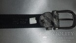 Кожаный ремень со стриженным мехом, фото №5