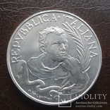 500 лир 1989 Италия Кампанелла серебро редкая (А.6.8)~, фото №2