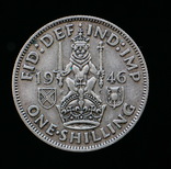 1 Шиллинг 1946, Великобритания, фото №3