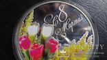1  доллар 2012  Ниуэ 8  марта  серебро, фото №5