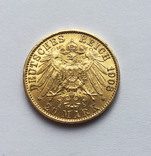 20 марок 1908 года. Пруссия. UNC., фото №2