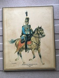 Картинка 220х275 мм, офицер гусарского полка, Нидерланды, 1825 г, фото №2