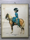 Картинка 220х275 мм, офицер конной артиллерии, Королевство Вюртемберг, 1811 г, фото №2