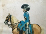 Картинка 220х275 мм, офицер конной артиллерии, Королевство Вюртемберг, 1811 г, фото №7
