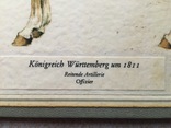 Картинка 220х275 мм, офицер конной артиллерии, Королевство Вюртемберг, 1811 г, фото №8