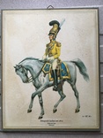 Картинка 220х275 мм, ротмистр конной гвардии, Королевство Саксония, 1810 г, фото №2
