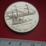 1 $ 1991 года, Канада.Корабль., фото №8