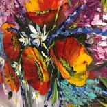 Картина «Букет цветов» масло мастихин, фото №8
