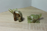 Две фигурки - слоник и черепаха из оникса одним лотом, фото №4