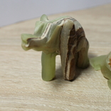 Две фигурки - слоник и черепаха из оникса одним лотом, фото №9