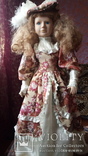 Фарфоровая кукла 58см, фото №3