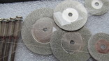 Алмазные круги для рестав работ и пр в гравер 5 размеров, фото №2