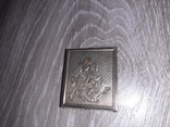 Икона Георгий Победоносец  серебро 4.5см* 4см. новодел, фото №4