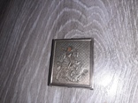 Икона Георгий Победоносец  серебро 4.5см* 4см. новодел, фото №5
