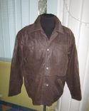 Большая лёгкая кожаная мужская куртка BLEND of AMERICA. Дания. Лот 839, фото №3