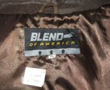 Большая лёгкая кожаная мужская куртка BLEND of AMERICA. Дания. Лот 839, фото №8