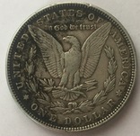 1 доллар, США, 1885 год, серебро Морган, фото №2