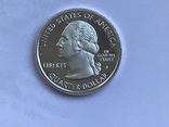25 центов сша 1999 года. Серебро, фото №3