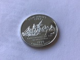 25 центов сша 1999 года. Серебро, фото №5