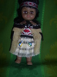 Девочка- индеанка в национальном костюме 18 см, фото №8