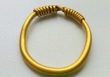 Золотое височное кольцо ЧК,  5,71г., фото №11