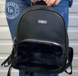 Оригинальный женский рюкзак черный, фото №6