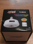 Аккумуляторная светодиодная лампа-фонарь Yajia YJ-9815 + пульт Д/У, фото №5