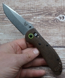 Нож Benchmade Griptilian 551-1 Custom Brown реплика, фото №5