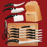 Набор профессиональных кухонных ножей Miracle Blade 13 в 1, numer zdjęcia 3