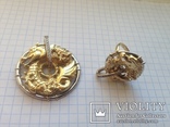 Кольцо и подвес копия Karrera y Karrera золото 585, бриллианты., фото №3