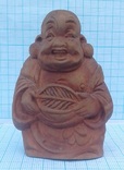 Статуэтка деревянная Хотэй с пером, фигурка Хотей, фото №2