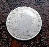 1/6 талера Германия (Пруссия) 1775 состояние серебро, фото №5