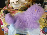 Мягкая игрушка фиолетовая собачка, фото №5