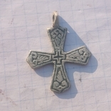 Крест скандинавского типа серебро копия, photo number 2
