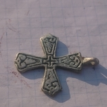Крест скандинавского типа серебро копия, фото №3