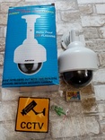 Камера муляж с лампочкой наклейка монтаж, фото №2