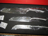 Набор швейцарских дамасских ножей, фото №5