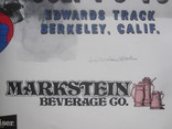 Плакат компании Маркштейн по производству пива., фото №3