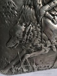 Портсигар картина «Иван- царевич на сером волке» конец 19 в. Клеймо мастера Тула, фото №5