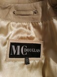 Куртка светлая кожаная MC DOUGLAS натуральная кожа р-р 50, фото №9