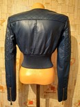Короткая легкая куртка. Косуха VOJELLES полиуретан р-р 38(состояние), фото №7
