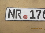 Номер на авто алюминий (172гр.), фото №3