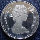 1 доллар 1984 Канада серебро (5.7.10)~, фото №3