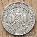 Германия (ФРГ), 1 марка, 1962 J, фото №3