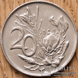 ЮАР, 20 центов, 1977, фото №2